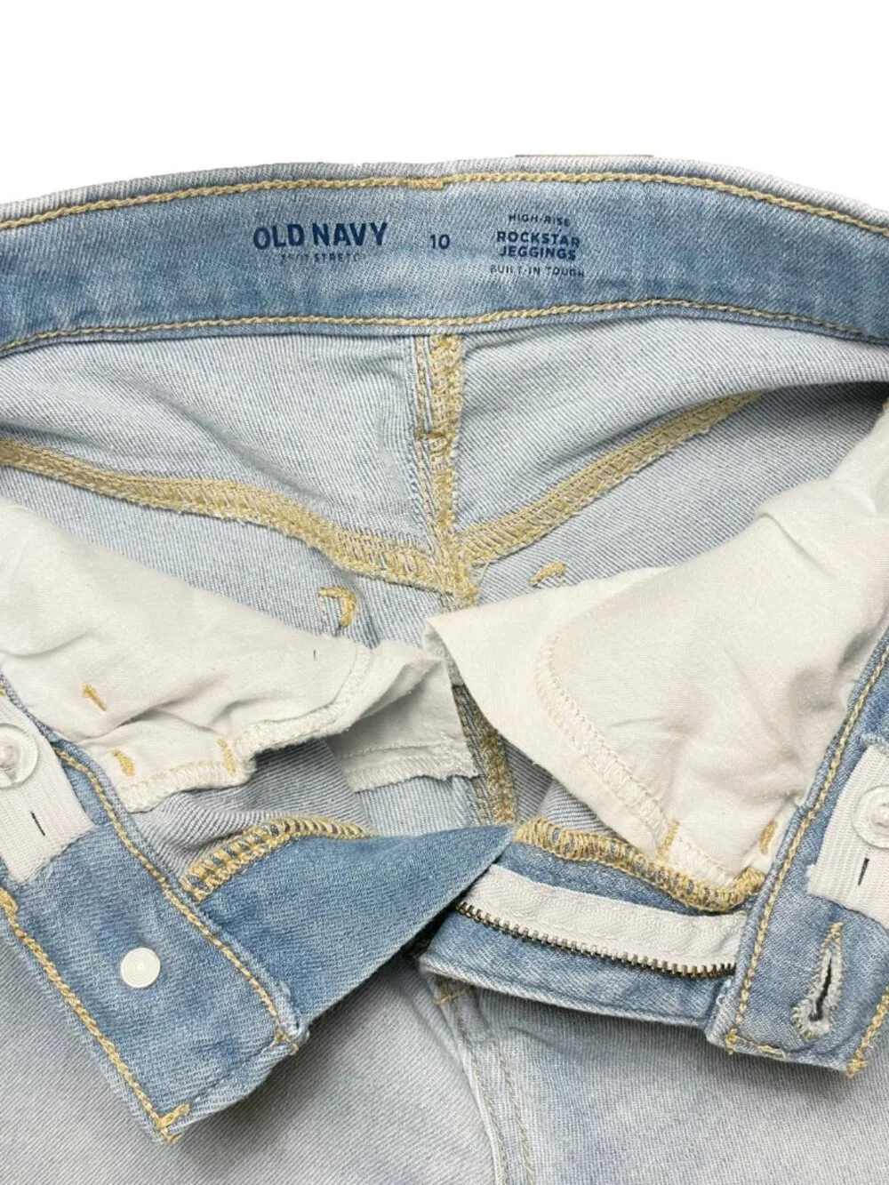 Girls Size 10 Jeans Bundle Old Navy Flare Rockstar Jeggings 3 Pair
